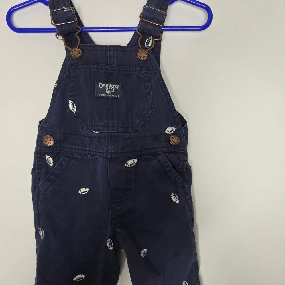 Oshkosh-b-gosh Navy and Blue Dungarees-overalls